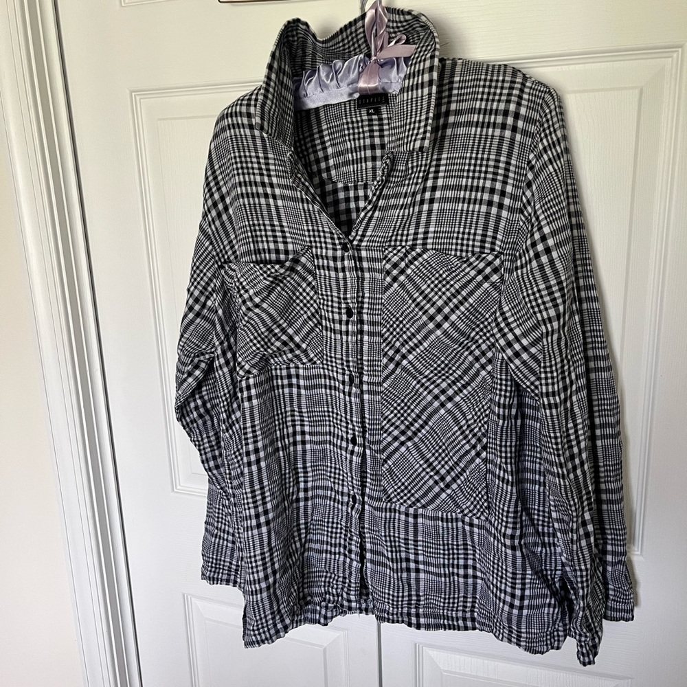 Staple Monochrome Checkered Shirt